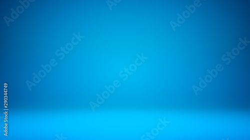 3D Illustration. Green seamless studio gradient background