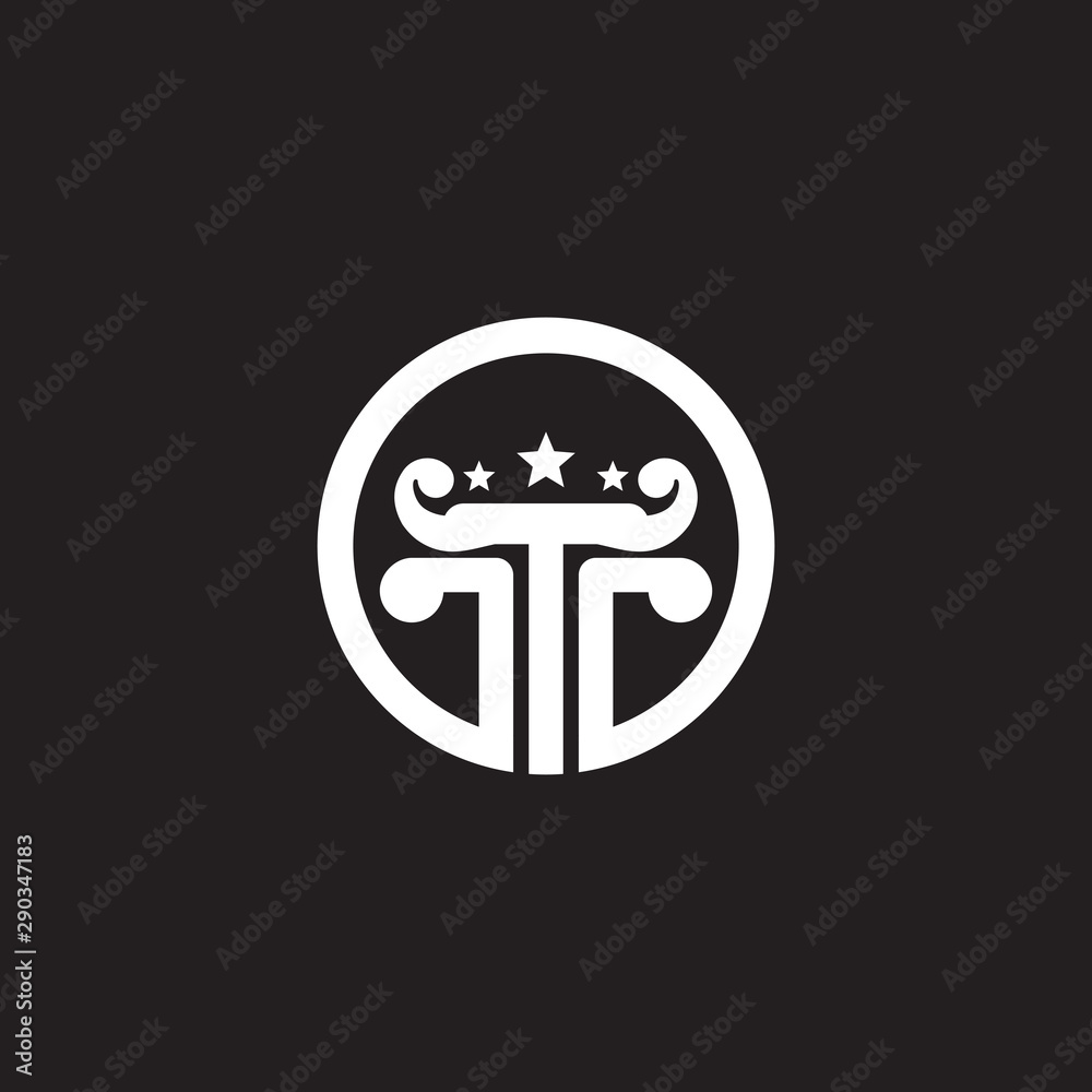 Pillar column logo design vector template Pillar column logo design vector template