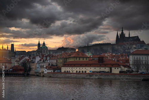 beautiful old streets of Prague.