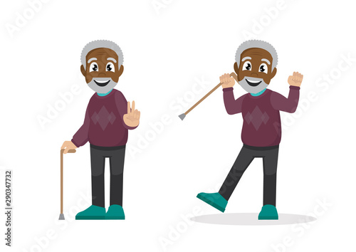 Happy old people