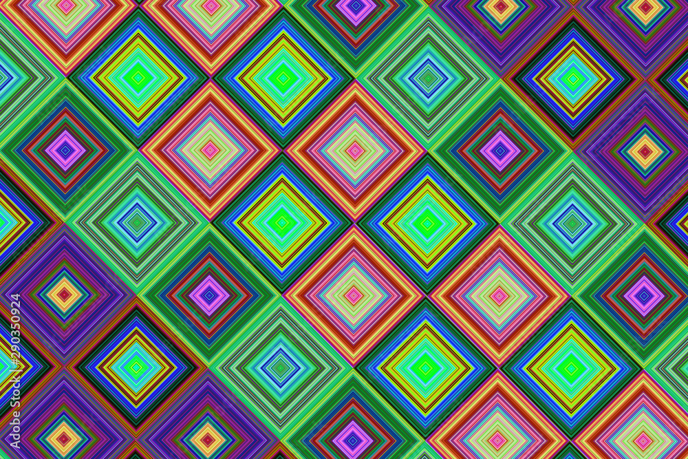 Multi-colored diamond pattern background. Multi-colored diamond pattern background.