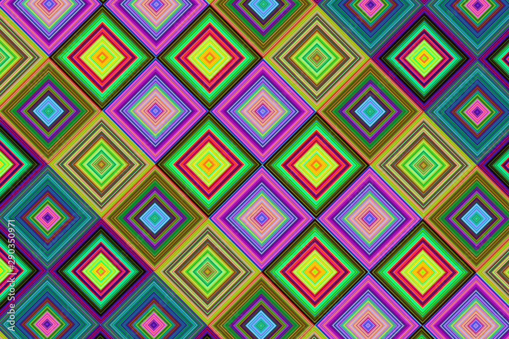 Multi-colored diamond pattern background. Multi-colored diamond pattern background.