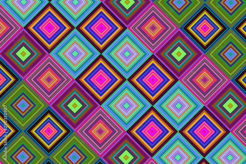 Multi-colored diamond pattern background. Multi-colored diamond pattern background.