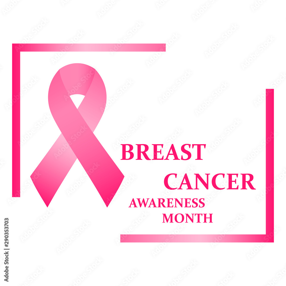 Pink ribbon symbol of the organizations supporting the program Pink ribbon symbol of the organizations supporting the program