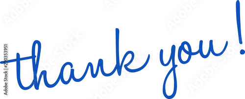 Thank You Word Cloud on a white background. 