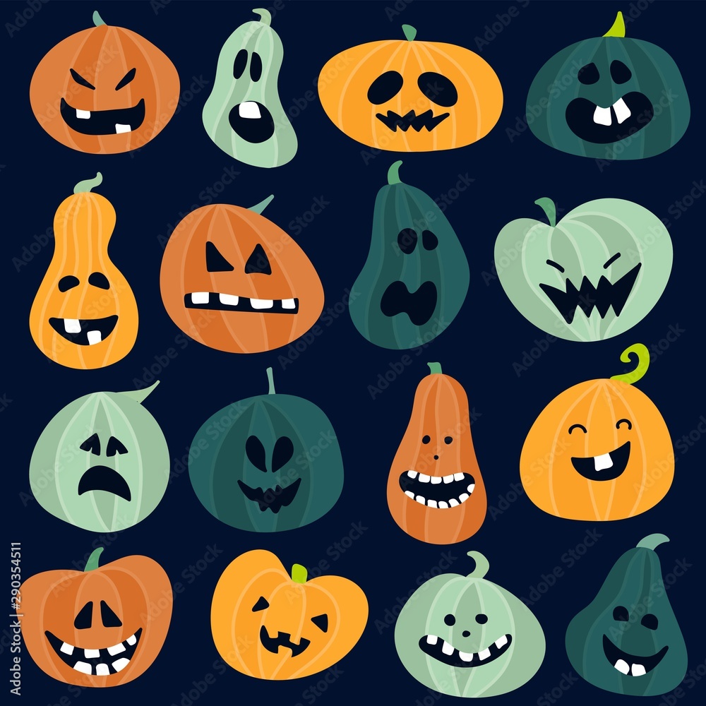 Abstract colorful Halloween,illustration background with Pumpkins. autumn illustration for Halloween Abstract colorful Halloween,illustration background with Pumpkins. autumn illustration for Halloween