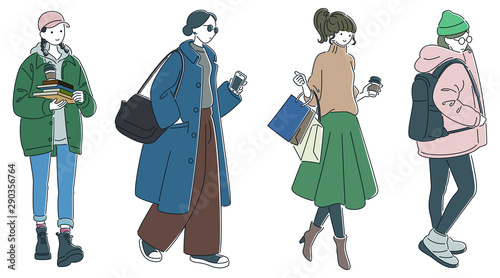 寒い冬でもおしゃれになりたい女の子のためのファッションのアイデア