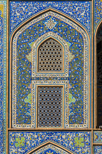 Colorful mosaic on Mosque