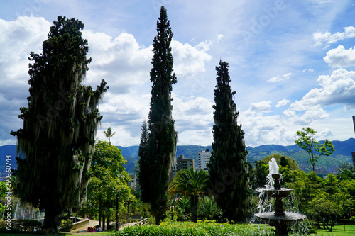 Medellin, Colombia; july 21 2019: Amazing view of the public museum the castle, also know as 