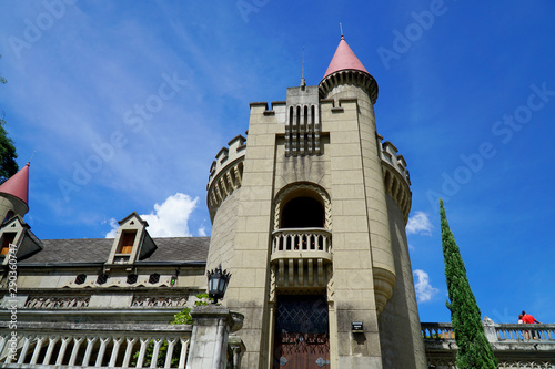 Medellin, Colombia; july 21 2019: Amazing view of the public museum the castle, also know as 