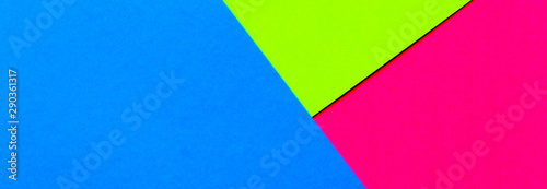 Abstract different multicolored neon backgrounds with place for text. Top view.