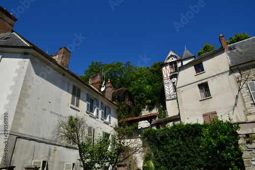 La Roche Guyon, France - june 27 2018 : the village photo