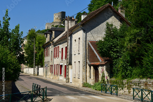 La Roche Guyon, France - june 27 2018 : the village photo