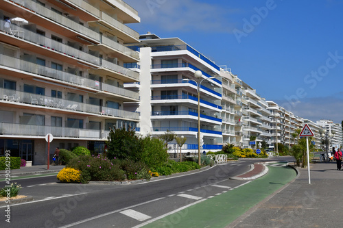 La Baule Escoublac, France - april 13 2017 : picturesque city in spring photo