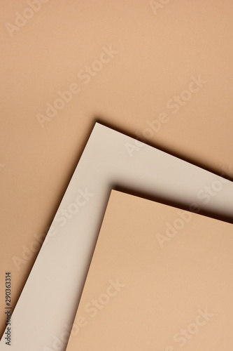 Cappuccino brown palette paper design photo