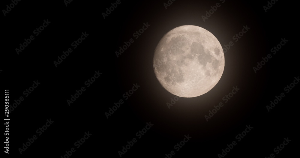 Half Moon Background being Earth's only permanent natural satellite Half Moon Background being Earth's only permanent natural satellite