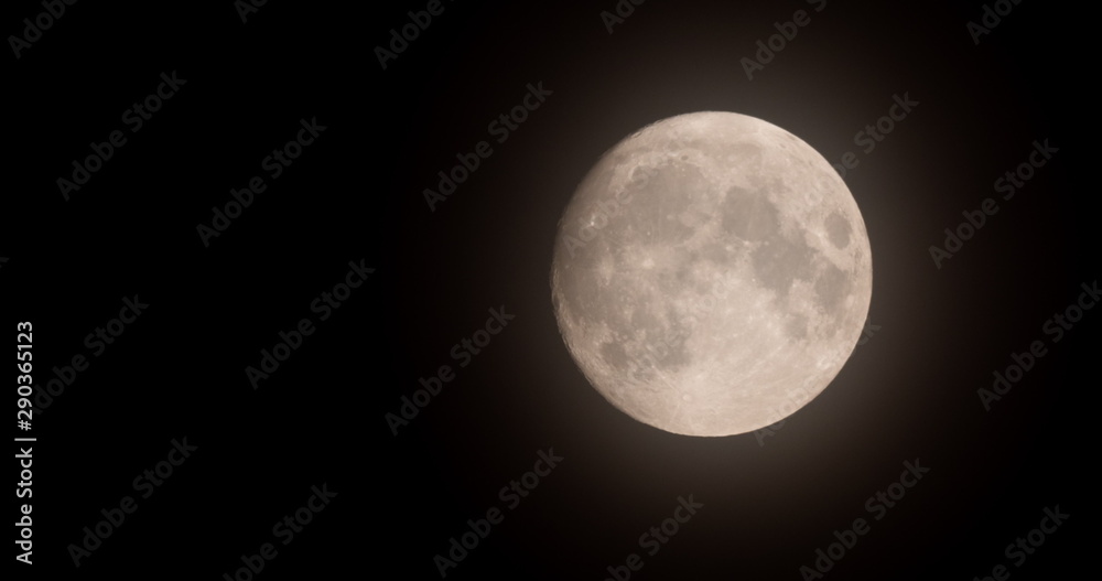 Half Moon Background being Earth's only permanent natural satellite Half Moon Background being Earth's only permanent natural satellite
