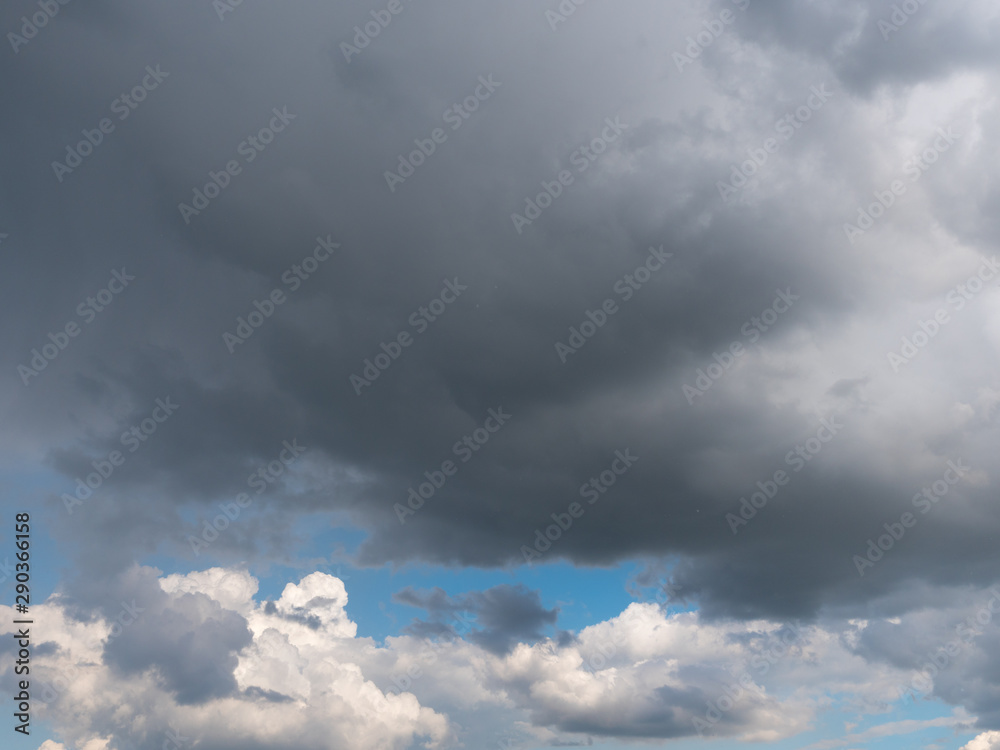 Fototapeta premium Beautiful various forms clouds in the high sky