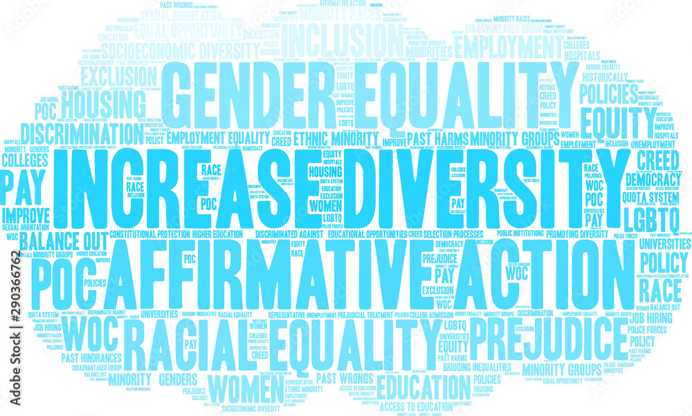 Increase Diversity Word Cloud on a white background. Increase Diversity Word Cloud on a white background.