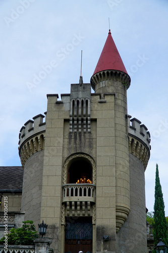 Amazing view of the public museum the castle, also know as 