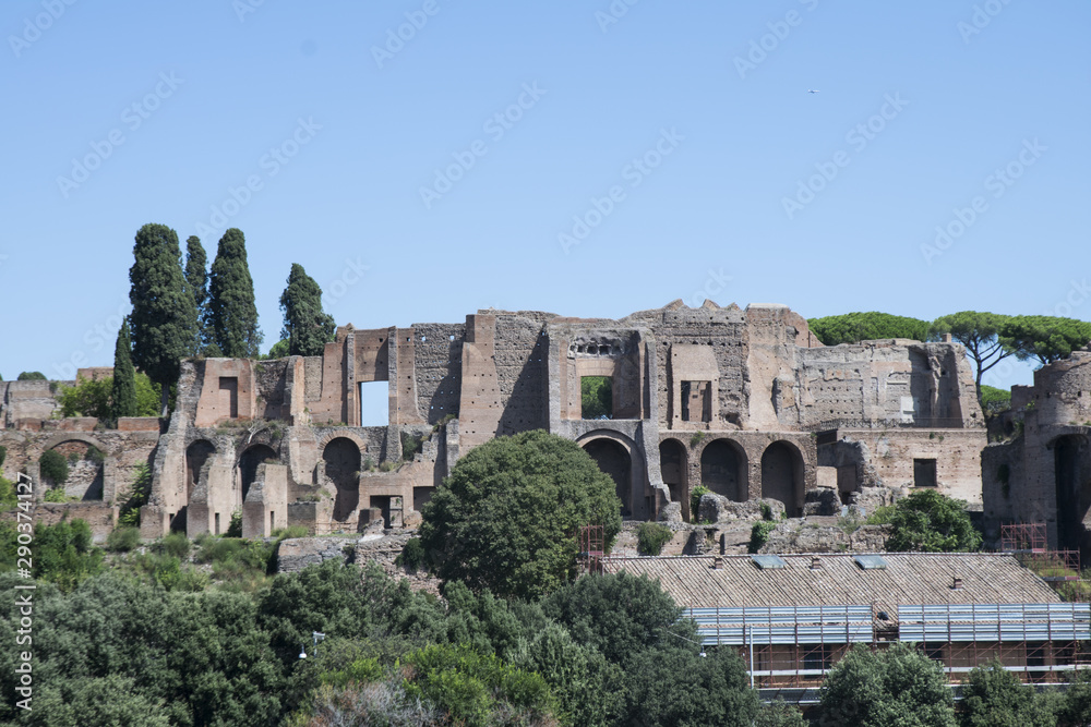 Trajan market ruins in Rome