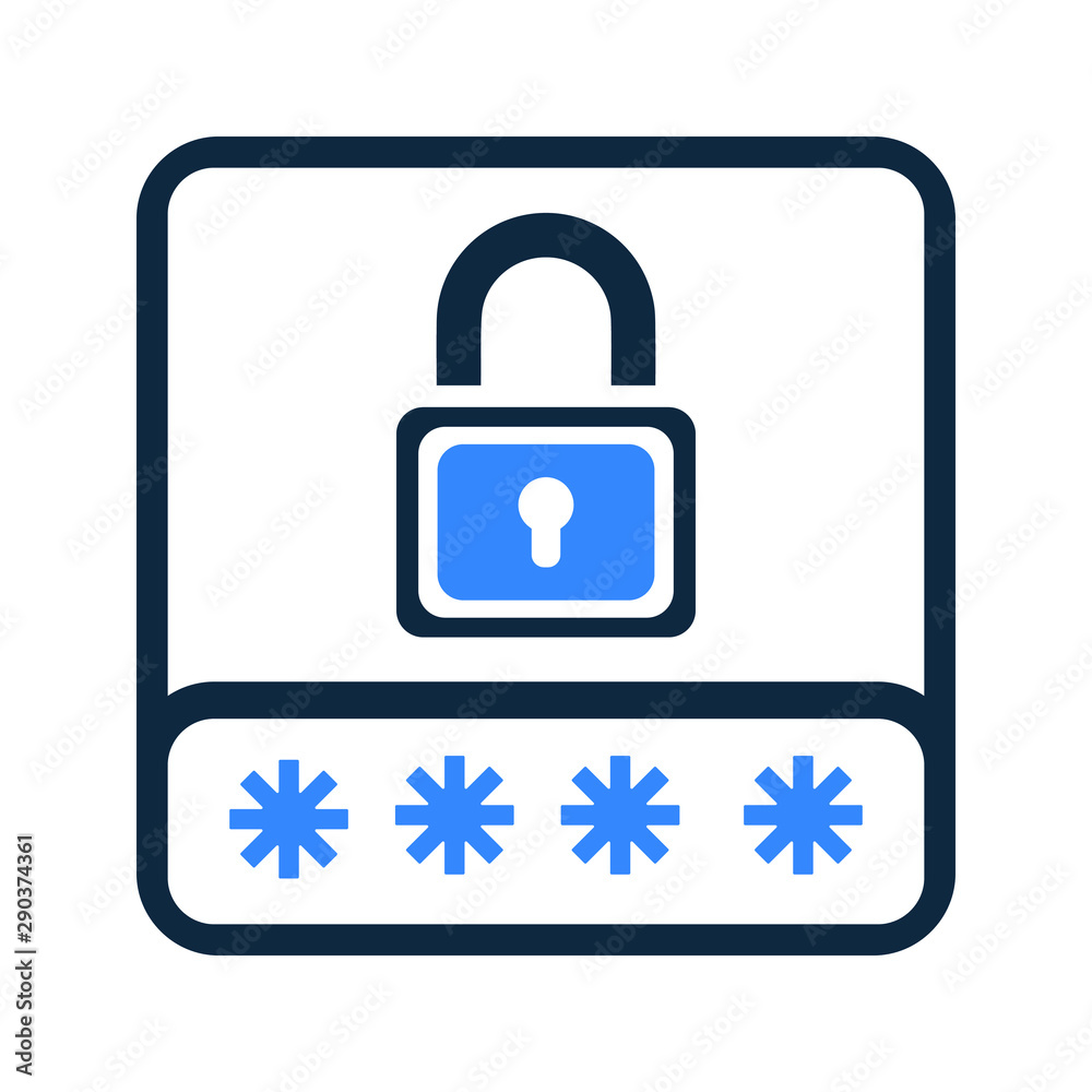 Lock, password, security, protection icon Lock, password, security, protection icon