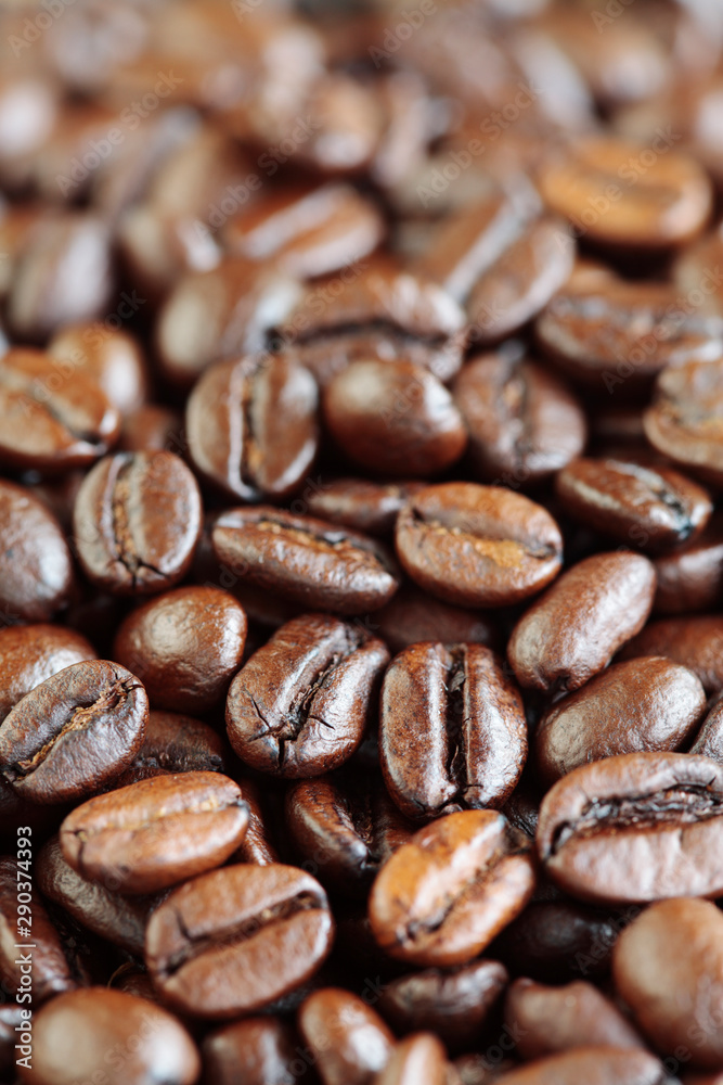 Fototapeta premium Coffee Beans Closeup