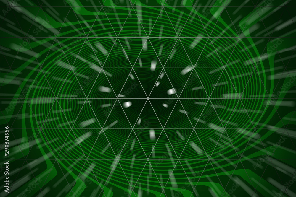 Obraz premium abstract, green, pattern, design, texture, blue, wallpaper, backdrop, illustration, square, technology, digital, graphic, light, art, futuristic, mosaic, shape, lines, backgrounds, decoration, element