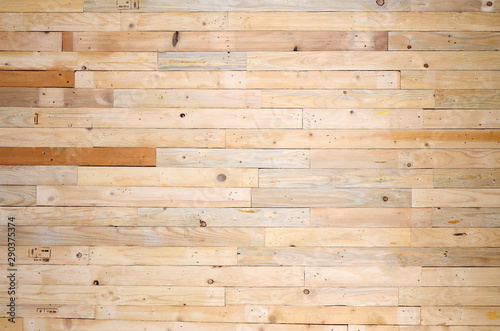 Light Strips Wooden wall horizontal view