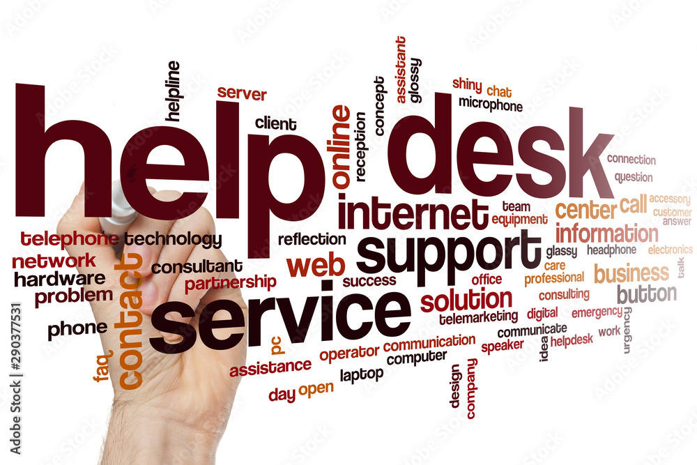 © ibreakstock - Help desk word cloud © ibreakstock - Help desk word cloud