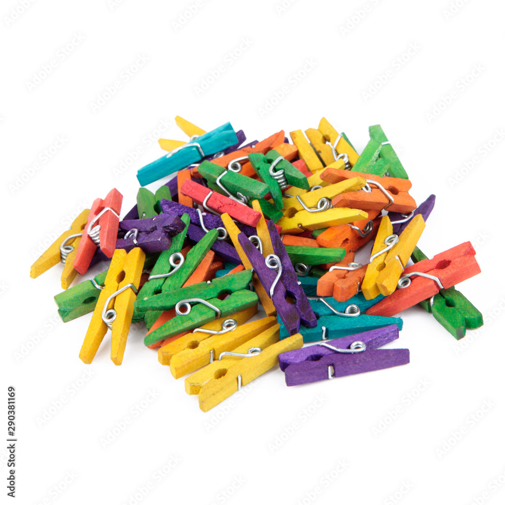 Pile of Colorful Pegs Pile of Colorful Pegs