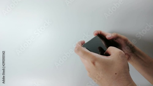 person using mobile phone