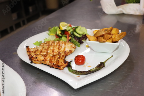 chicken and vegetable salad