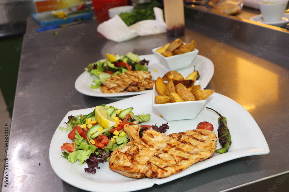 food in the restaurant food in the restaurant