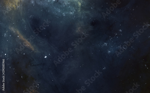 Nebulae and star clusters of deep space. Science fiction. Elements of this image furnished by NASA