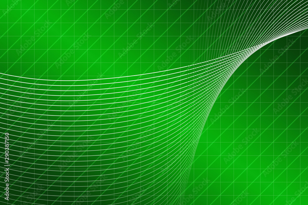 Obraz premium abstract, green, light, design, wallpaper, texture, leaf, pattern, illustration, nature, art, backdrop, wave, graphic, energy, lines, color, bright, yellow, backgrounds, digital, ray, line, motion