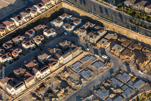 Aerial view of residential ...