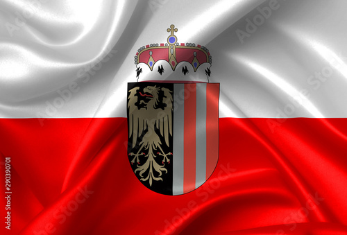 Fotografia flag of upper austria