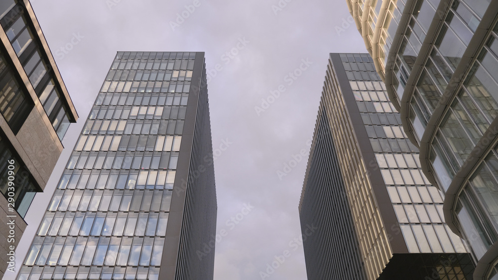 Fototapeta premium Modern Office Building with Glass Facade