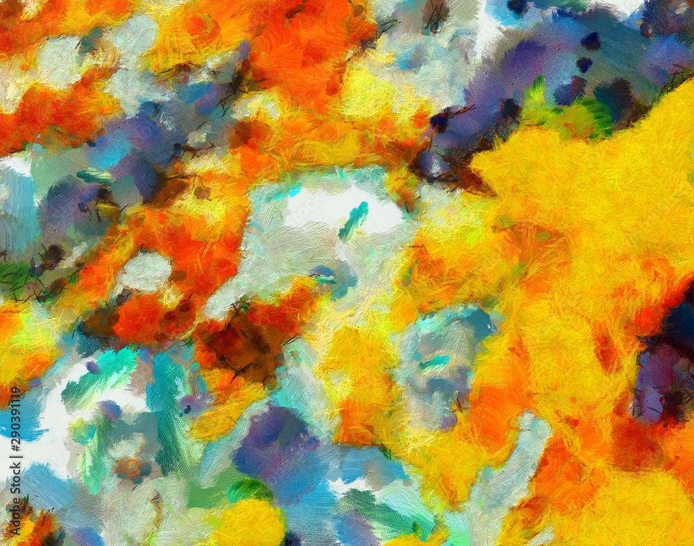 Abstract oil painting texture background.
