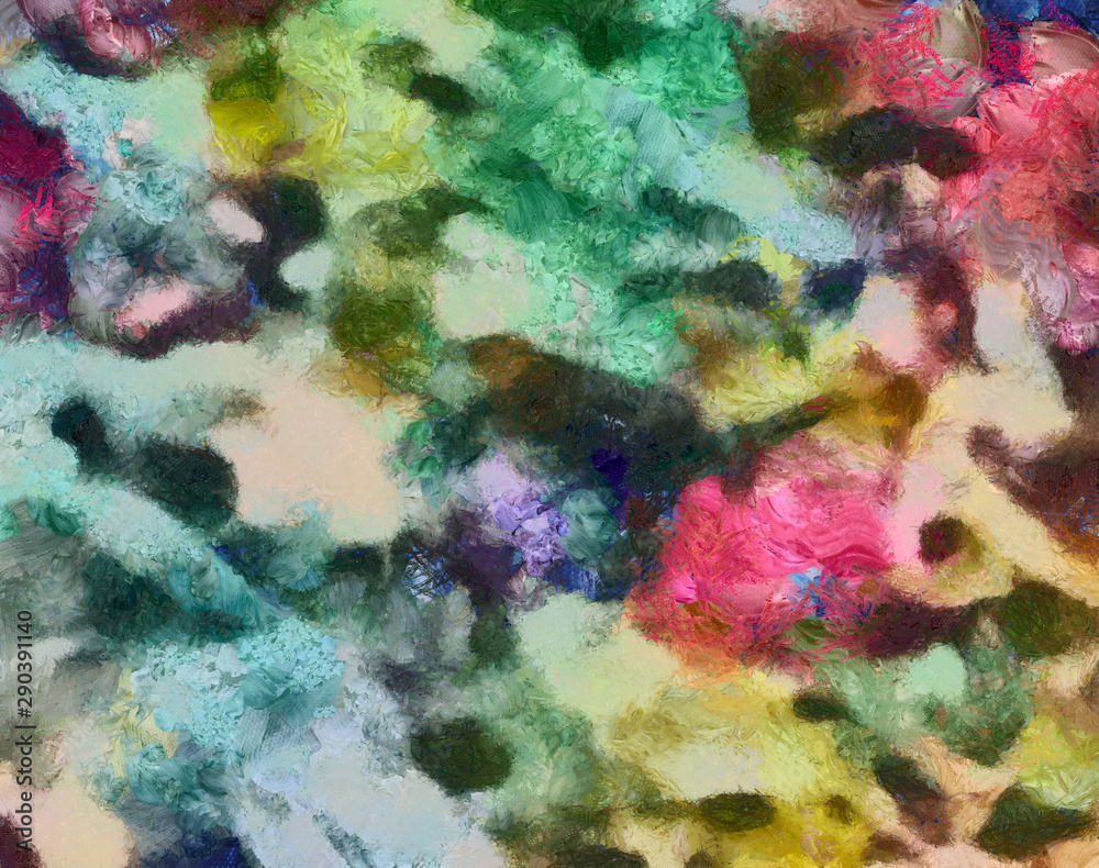 Fototapeta premium Grunge background. Abstract minimalism hand drawn pattern. Simple texture backdrop. Macro smooth brush strokes and splashes of paint. HD wallpaper design. Drawing template for creative ideas.