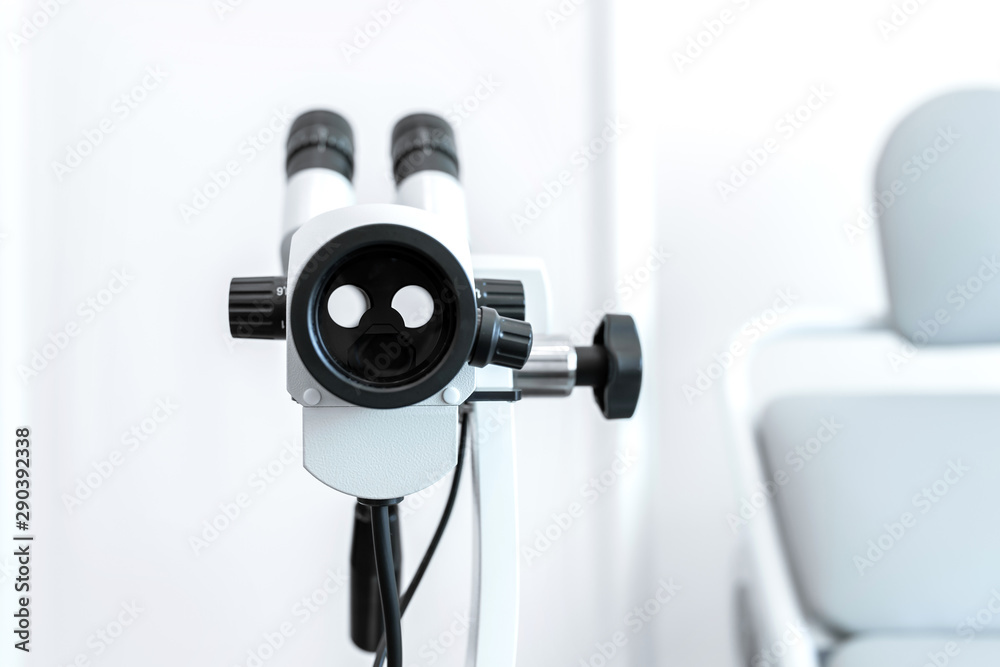 Kalposkop in detail. Professional equipment gynecologist in clinic