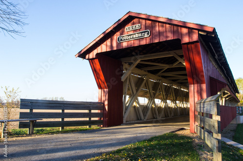 Pottersburg Covered Bridge, Ohio photo