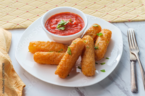 фотографія Mozzarella Cheese Sticks