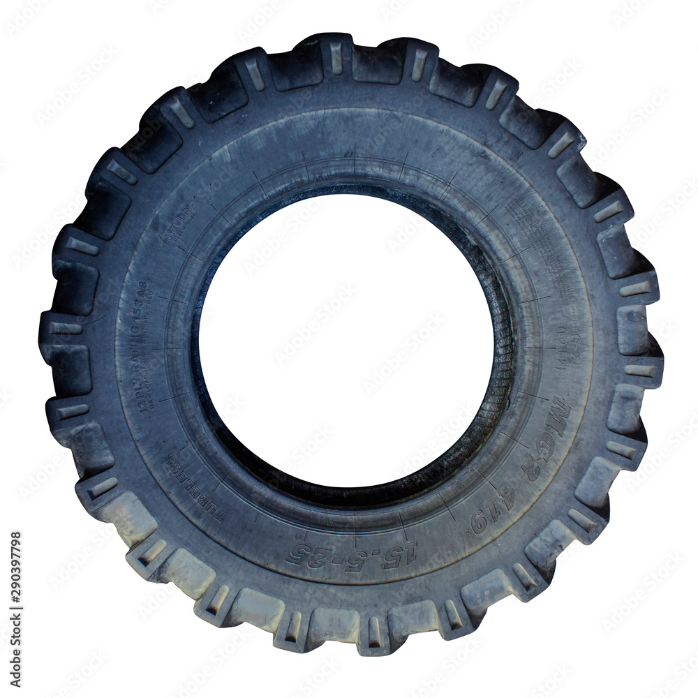 Massive Old Truck Tyre Isolated on White Background - Photograph - Image Massive Old Truck Tyre Isolated on White Background - Photograph - Image
