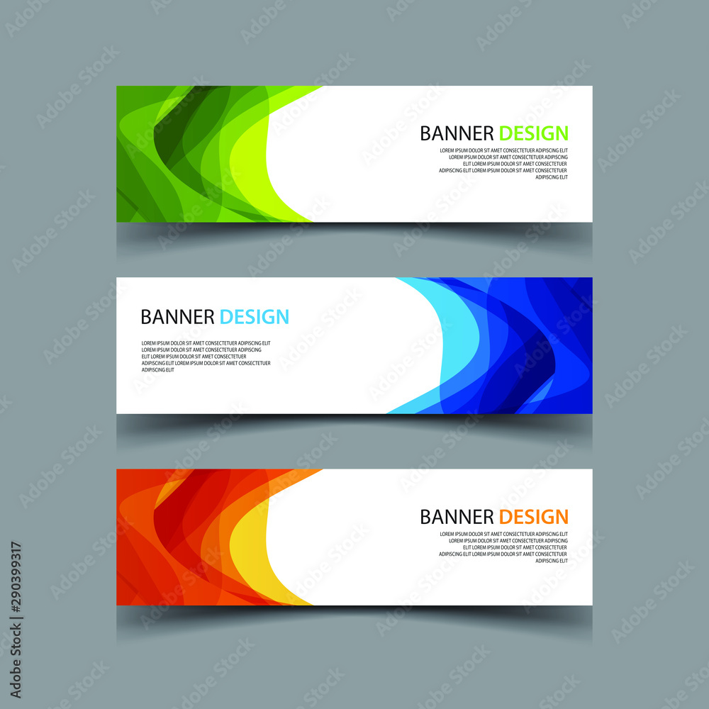 Vector Abstract design banner web template