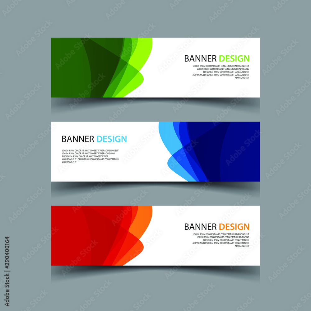 Fototapeta premium Vector Abstract design banner web template