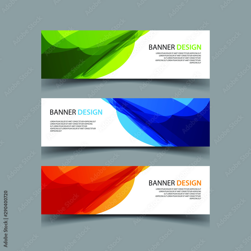 Fototapeta premium Vector Abstract design banner web template