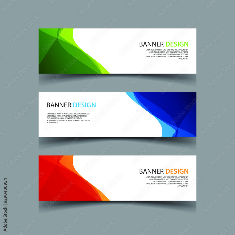 Fototapeta premium Vector Abstract design banner web template