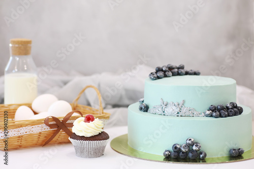 Confectionery flavored cakes for a holiday photo